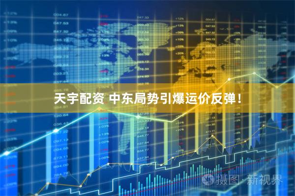 天宇配资 中东局势引爆运价反弹！